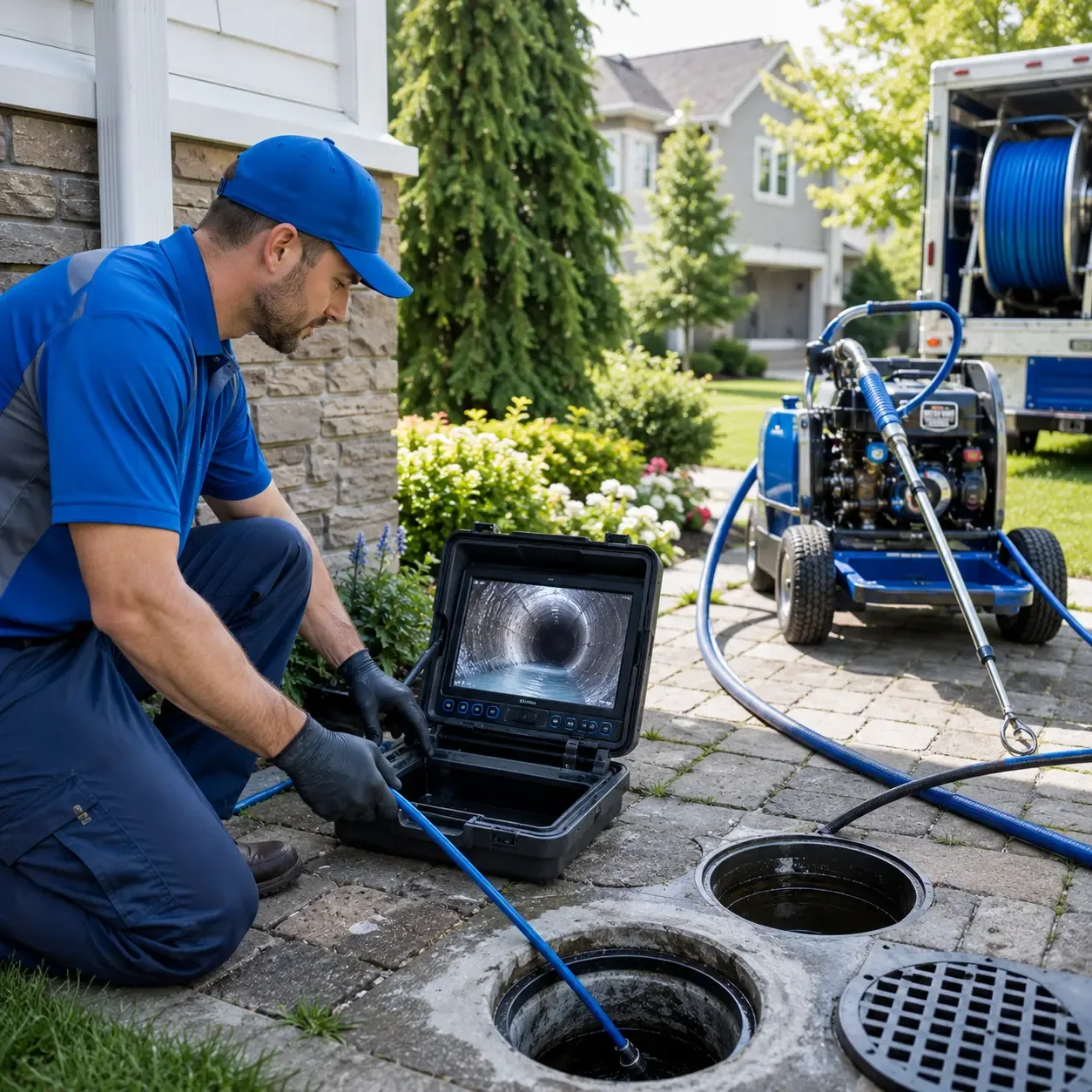 Outdoor drain cleaning professionals serving Uniontown, PA